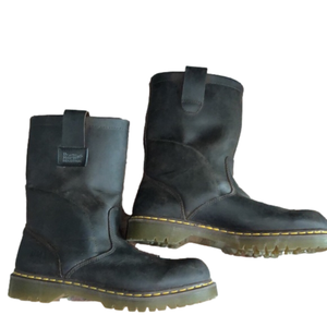 Dr Martens Air Wair Industrial brown leather boots.  Unisex. Size 10(M) or 11(W)
